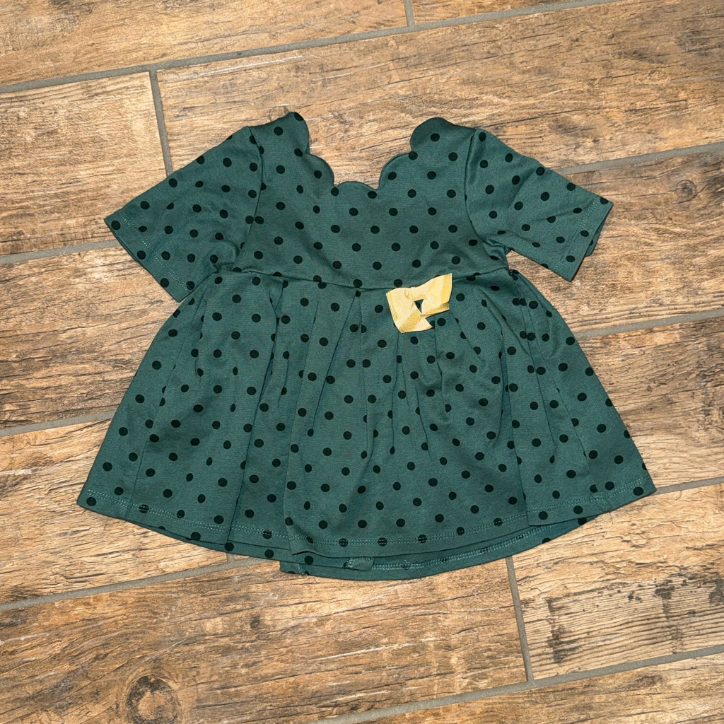 Tahari Brand Toddler Girls Green Dress
